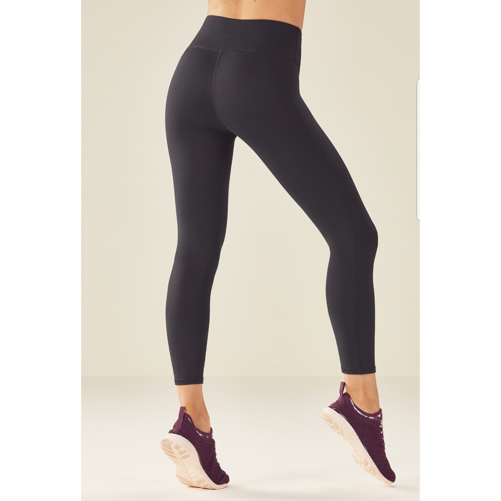Fabletics Black High-Waist PowerHold Leggings M
